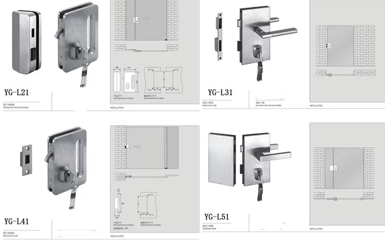 glass door locks ,commercial glass door locks