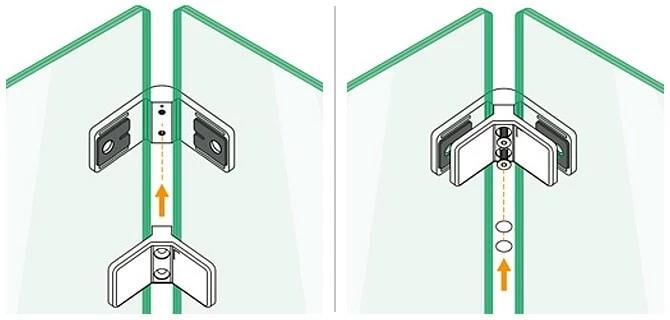 handrail glass clip fence designs pool accessories