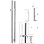 Glass Door Handle With Lock